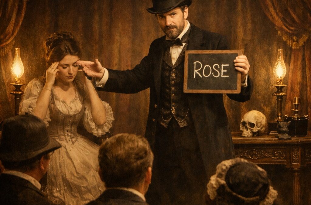 corporate event mentalist performing a mind reading demonstration