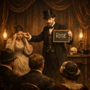 corporate event mentalist performing a mind reading demonstration