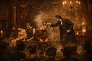 what happens in a stage hypnosis show with audience participation and mentalist performing on stage