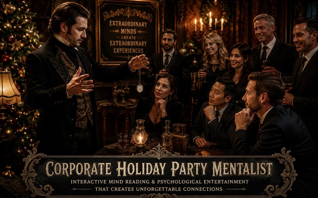 Corporate Holiday Party Mentalist Entertainment for Company Holiday Events
