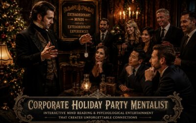 Corporate Holiday Party Mentalist Entertainment for Company Holiday Events
