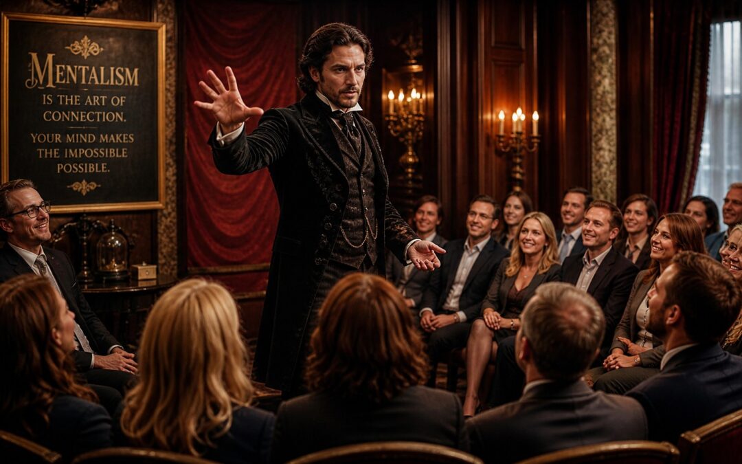 What to expect from a corporate mentalist performance with audience interaction during a live event