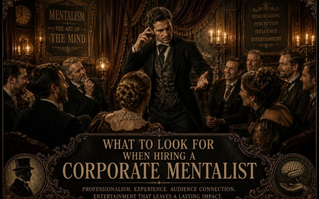 What to look for when hiring a corporate mentalist performing at a corporate event